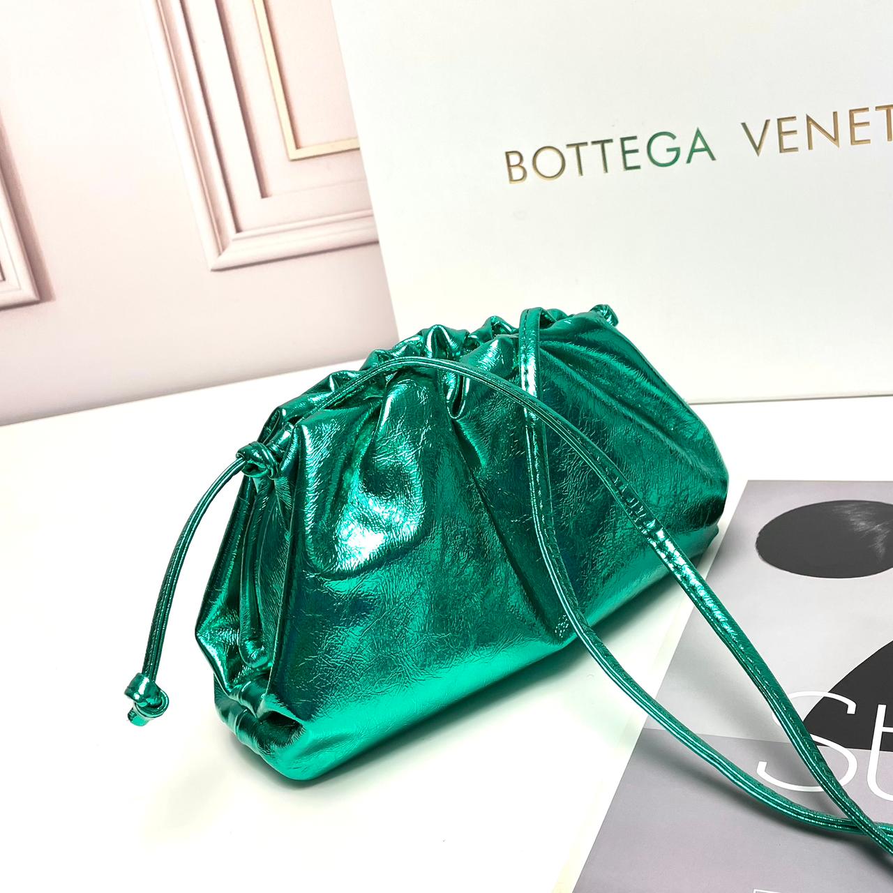 Bottega Veneta Jodie Mini metallic leather tote Bag