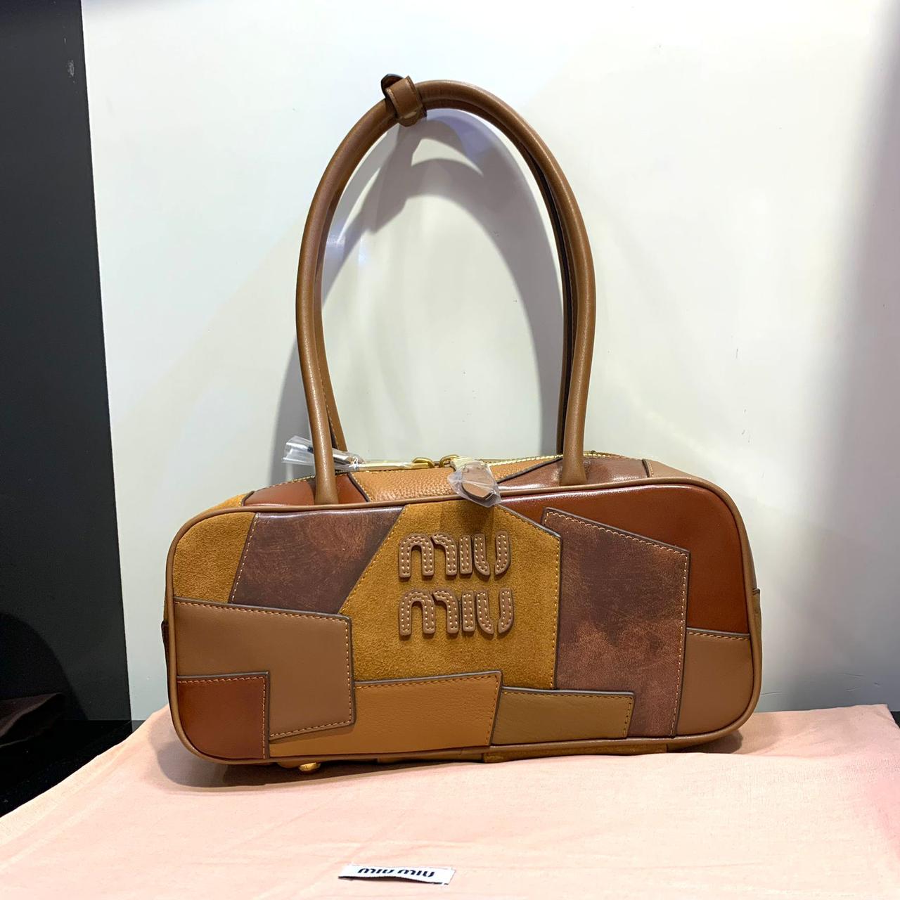 Miu Miu Arcadie Leather Regular Bag