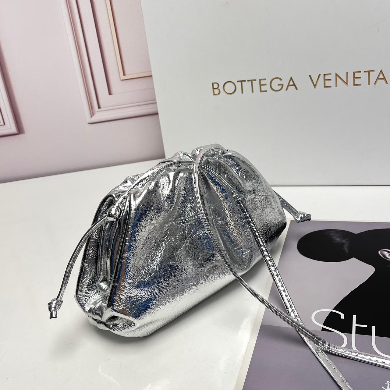 Bottega Veneta Jodie Mini metallic leather tote Bag