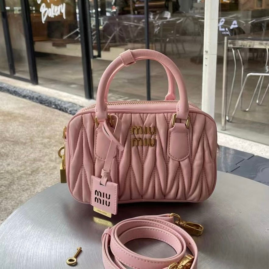 Miu Miu Arcadie Matelassé Nappa Leather mini-bag