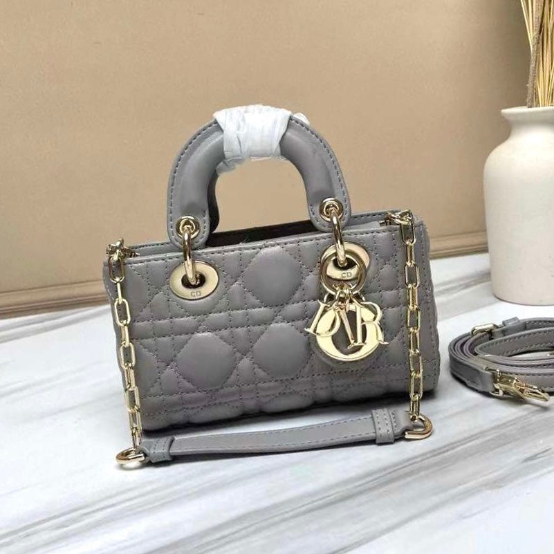 Dior Lady D-JOY Latte Cannage Lambskin Micro Bag
